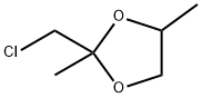 1,3-Dioxolane,  2-(chloromethyl)-2,4-dimethyl- 구조식 이미지