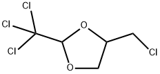 2-(Trichloromethyl)-4-(chloromethyl)-1,3-dioxolane 구조식 이미지