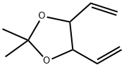 1,3-디옥솔란,4,5-디에테닐-2,2-디메틸- 구조식 이미지