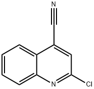 2-CHLORO-4-CYANOQUINOLINE Structure