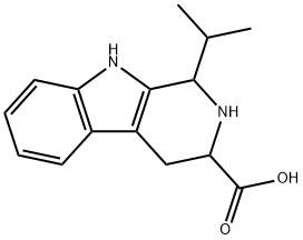 1-ISOPROPYL-2,3,4,9-TETRAHYDRO-1H-BETA-CARBOLINE-3-CARBOXYLIC ACID 구조식 이미지