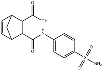 3-(4-SULFAMOYL-PHENYLCARBAMOYL)-BICYCLO[2.2.1]HEPT-5-ENE-2-CARBOXYLIC ACID Structure