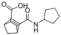 Bicyclo[2.2.1]hept-5-ene-2-carboxylic acid, 3-[(cyclopentylamino)carbonyl]- Structure