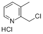 2-CHLOROMETHYL-3-METHYL-PYRIDINE HYDROCHLORIDE Structure