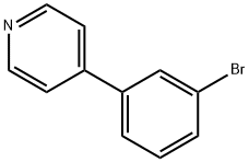 4-(3-Bromophenyl)pyridine 구조식 이미지