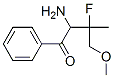 Butyrophenone,  2-amino-3-fluoro-4-methoxy-3-methyl-  (7CI,8CI) Structure