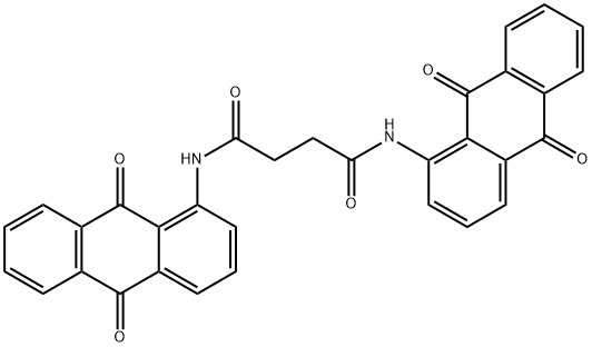 N,N'-Bis(9,10-dihydro-9,10-dioxoanthracen-1-yl)succinamide Structure