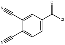 벤조일클로라이드,3,4-디시아노-(9CI) 구조식 이미지