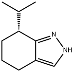 2H-Indazole,4,5,6,7-tetrahydro-7-(1-methylethyl)-,(7R)-(9CI) 구조식 이미지