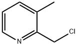 Pyridine, 2-(chloromethyl)-3-methyl- (7CI,8CI,9CI) 구조식 이미지