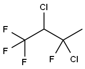 2,3-DICHLORO-1,1,1,3-TETRAFLUOROBUTANE Structure