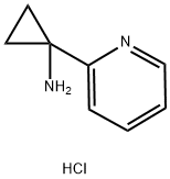 1-(Pyridin-2-yl)cyclopropanamine hydrochloride Structure