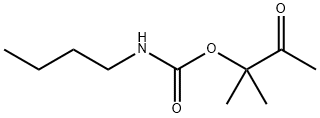 카르밤산,부틸-,1,1-디메틸-2-옥소프로필에스테르(9CI) 구조식 이미지