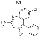 CHLORDIAZEPOXIDE HYDROCHLORIDE 구조식 이미지