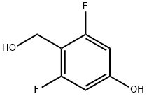 Benzenemethanol, 2,6-difluoro-4-hydroxy- (9CI) Structure