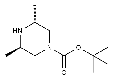 (3R,5R)-1-Boc-3,5-diMethylpiperazine Structure