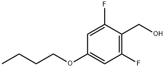 4-Butoxy-2,6-difluorobenzylalcohol Structure