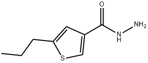 3-Thiophenecarboxylicacid,5-propyl-,hydrazide(9CI) Structure