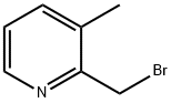 Pyridine, 2-(bromomethyl)-3-methyl- (9CI) Structure