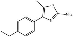 4-(4-에틸-페닐)-5-메틸-티아졸-2-일라민 구조식 이미지