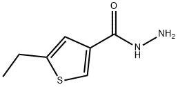 3-Thiophenecarboxylicacid,5-ethyl-,hydrazide(9CI) Structure