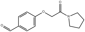 4-(2-OXO-2-피롤리딘-1-YL-에톡시)-벤잘데하이드 구조식 이미지