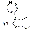Benzo[b]thiophen-2-amine, 4,5,6,7-tetrahydro-3-(4-pyridinyl)- (9CI) 구조식 이미지