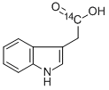 INDOLE-3-ACETIC ACID-CARBOXY-14C Structure