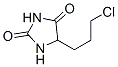 2,4-Imidazolidinedione,  5-(3-chloropropyl)- Structure