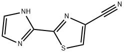 2-(1H-IMIDAZOL-2-YL)-THIAZOLE-4-CARBONITRILE Structure