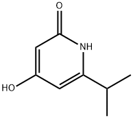 2(1H)-Pyridinone, 4-hydroxy-6-(1-methylethyl)- (9CI) 구조식 이미지