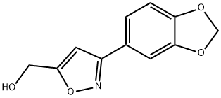 (3-BENZO[1,3]DIOXOL-5-YL-ISOXAZOL-5-YL)-METHANOL Structure