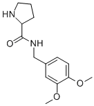 피롤리딘-2-카복실산3,4-디메톡시-벤질라미드 구조식 이미지