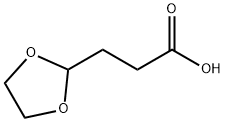 3-[1,3]디옥솔란-2-일-프로피온산 구조식 이미지