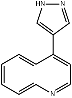 4-(1H-PYRAZOL-4-YL)QUINOLINE
 Structure