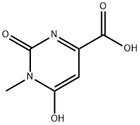 4-Pyrimidinecarboxylicacid,1,2-dihydro-6-hydroxy-1-methyl-2-oxo-(9CI) 구조식 이미지