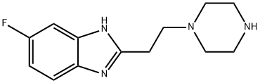5-fluoro-2-(2-(piperazin-1-yl)ethyl)-1H-benzo[d]iMidazole Structure