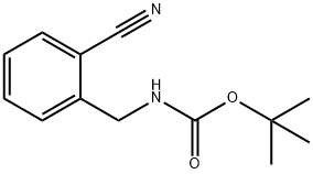 (2-CYANO-BENZYL)-CARBAMIC ACID TERT-BUTYL ESTER Structure