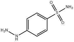 4-Hydrazinobenzenesulfonamide 구조식 이미지