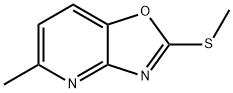 5-Methyl-2-(methylthio)[1,3]oxazolo[4,5-b]pyridine Structure