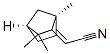 Acetonitrile, [(1R,4S)-1,3,3-trimethylbicyclo[2.2.1]hept-2-ylidene]-, (2E)- (9CI) Structure