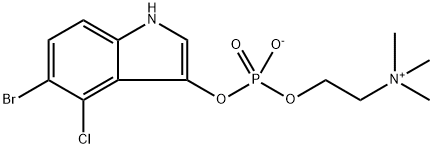 5-BROMO-4-CHLORO-3-INDOXYL CHOLINE PHOSPHATE 구조식 이미지