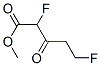 Pentanoic  acid,  2,5-difluoro-3-oxo-,  methyl  ester Structure