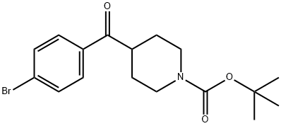 1-BOC-4-(4-BROMO-BENZOYL)-PIPERIDINE Structure