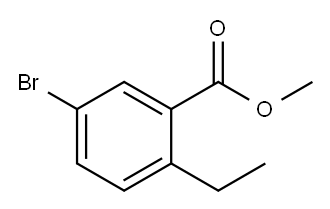 5-broMo-2-ethylbenzoic acid Methyl ester Structure