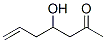 6-Hepten-2-one, 4-hydroxy- (9CI) Structure