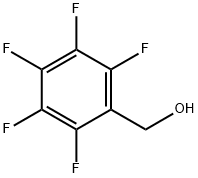 2,3,4,5,6-Pentafluorobenzyl alcohol 구조식 이미지