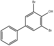2,6-dibromo-4-phenyl-phenol 구조식 이미지