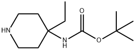 4-Ethyl-4-N-Boc-aMinopiperidine Structure