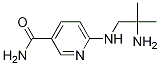 3-PyridinecarboxaMide, 6-[(2-aMino-2-Methylpropyl)aMino]- Structure